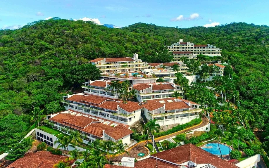 Vista aérea del hotel Park Royal Beach Huatulco